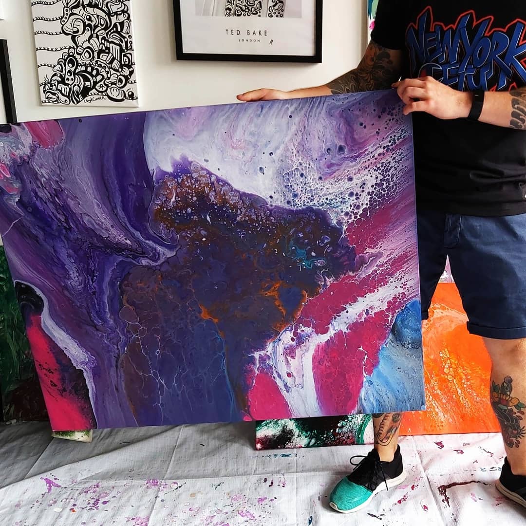 "PATIENCE" - Original Canvas Painting (102x81cm)